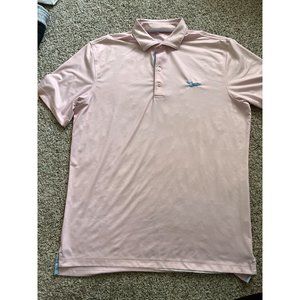 Johnnie-O Men’s Pink Polo Shirt sz Medium